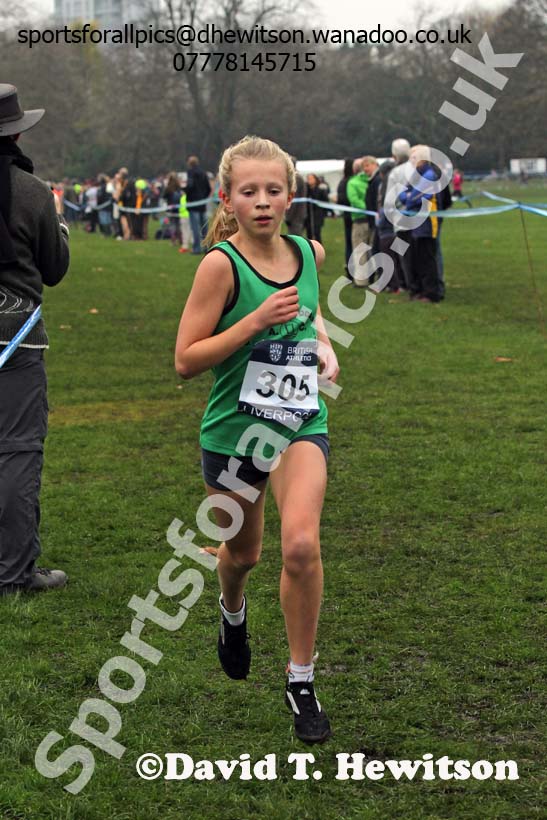 Girls under-15s European Cross Country Trials, Sefton Park, Liverpool. Photo: David T. Hewitson/Sports for All Pics